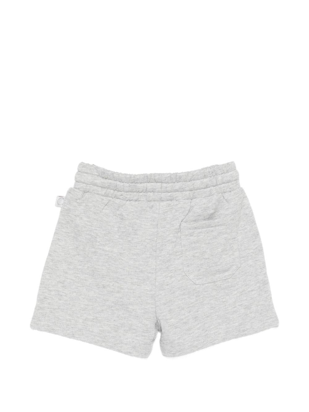 Shorts grigio melange con patch TY6609Z3409 807 STELLA MCCARTNEY KIDS 