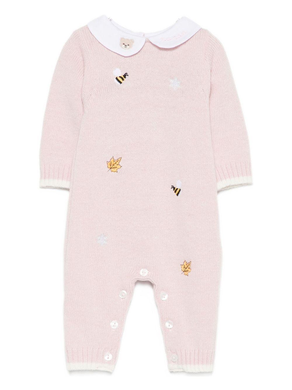 Tutina rosa con ricamo I250090 ROSA NANAN KIDS 