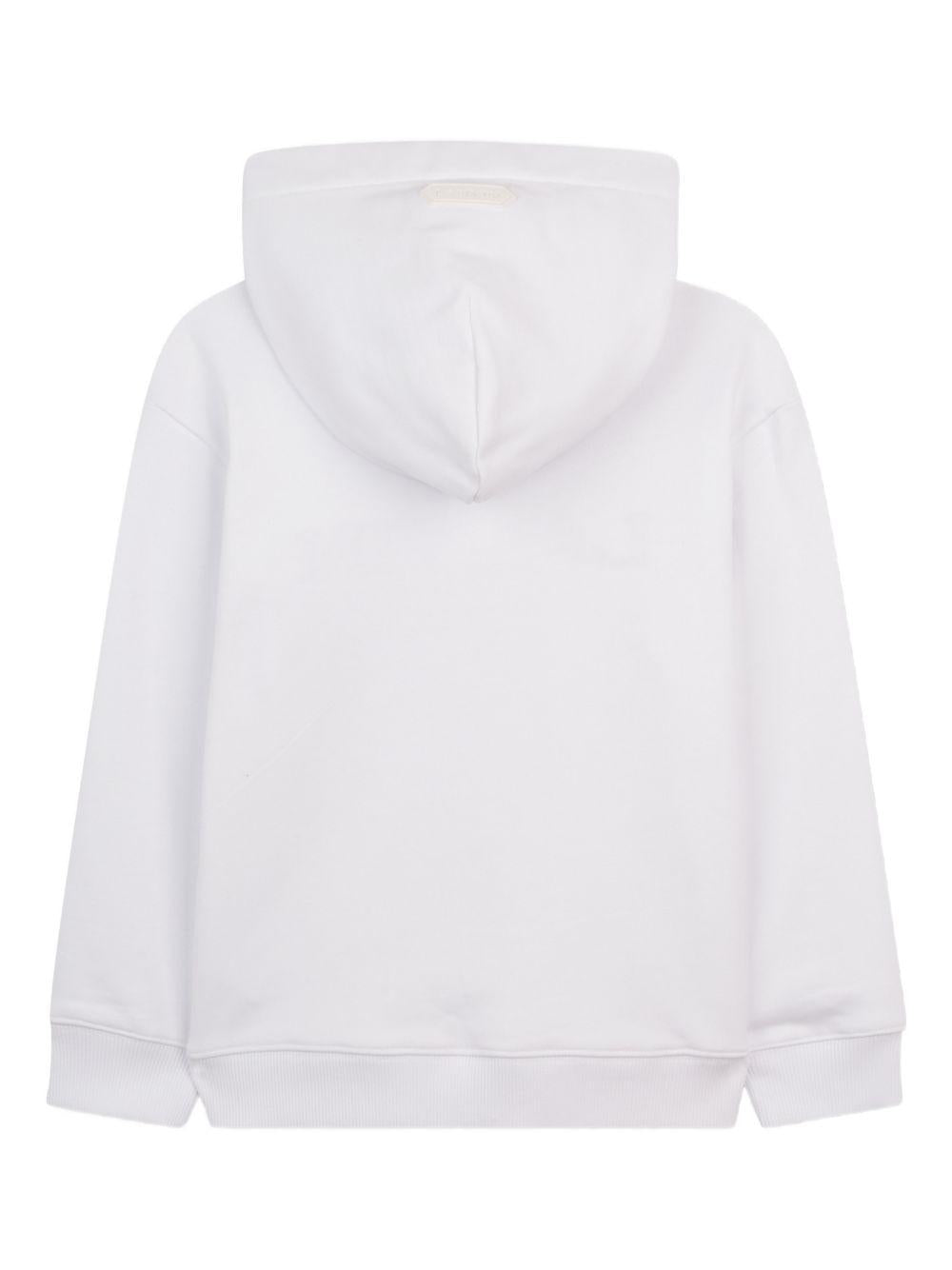 Felpa con cappuccio in cotone N30369 N48 LANVIN KIDS 
