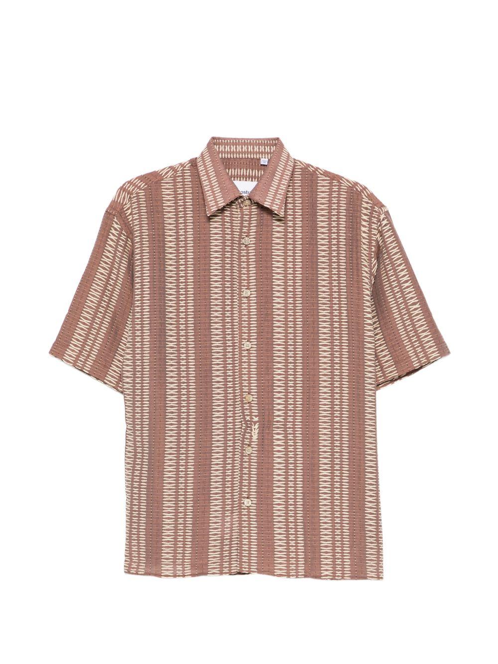 Camicia a maniche corte in cotone e viscosa 26S57 S26R41 COSTUMEIN 