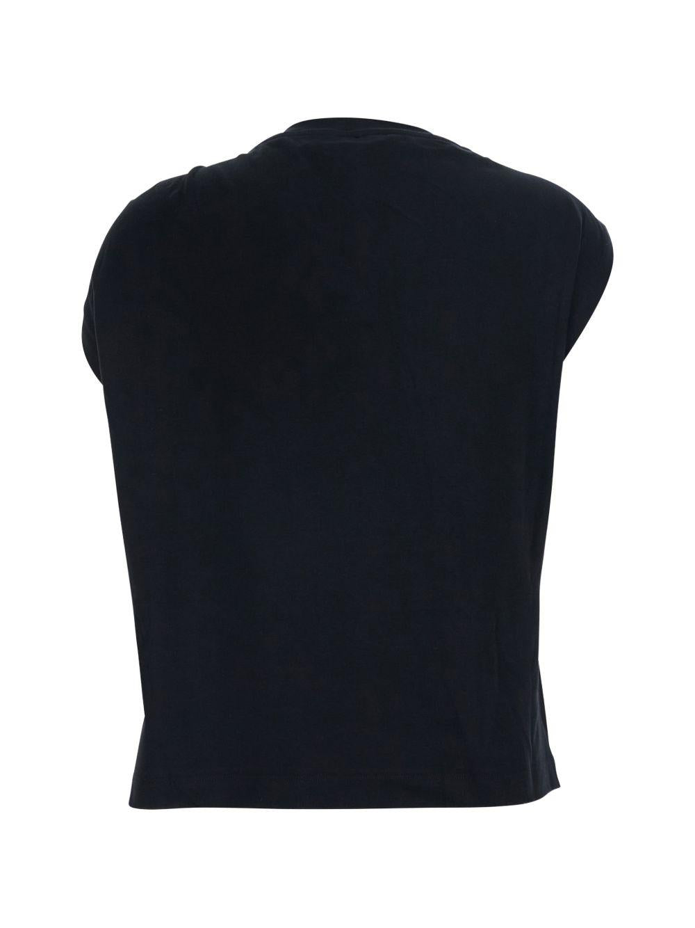 Top senza maniche con dettaglio dorato 106478A35D Z99 PINKO 