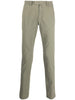 Pantalone in tinta unita cinque tasche verde