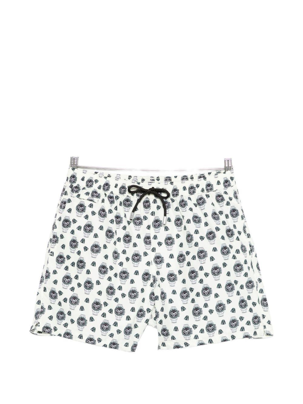 Boxer mare in poliestere riciclato con stampa LIG0003 00393L MC2 SAINT BARTH 