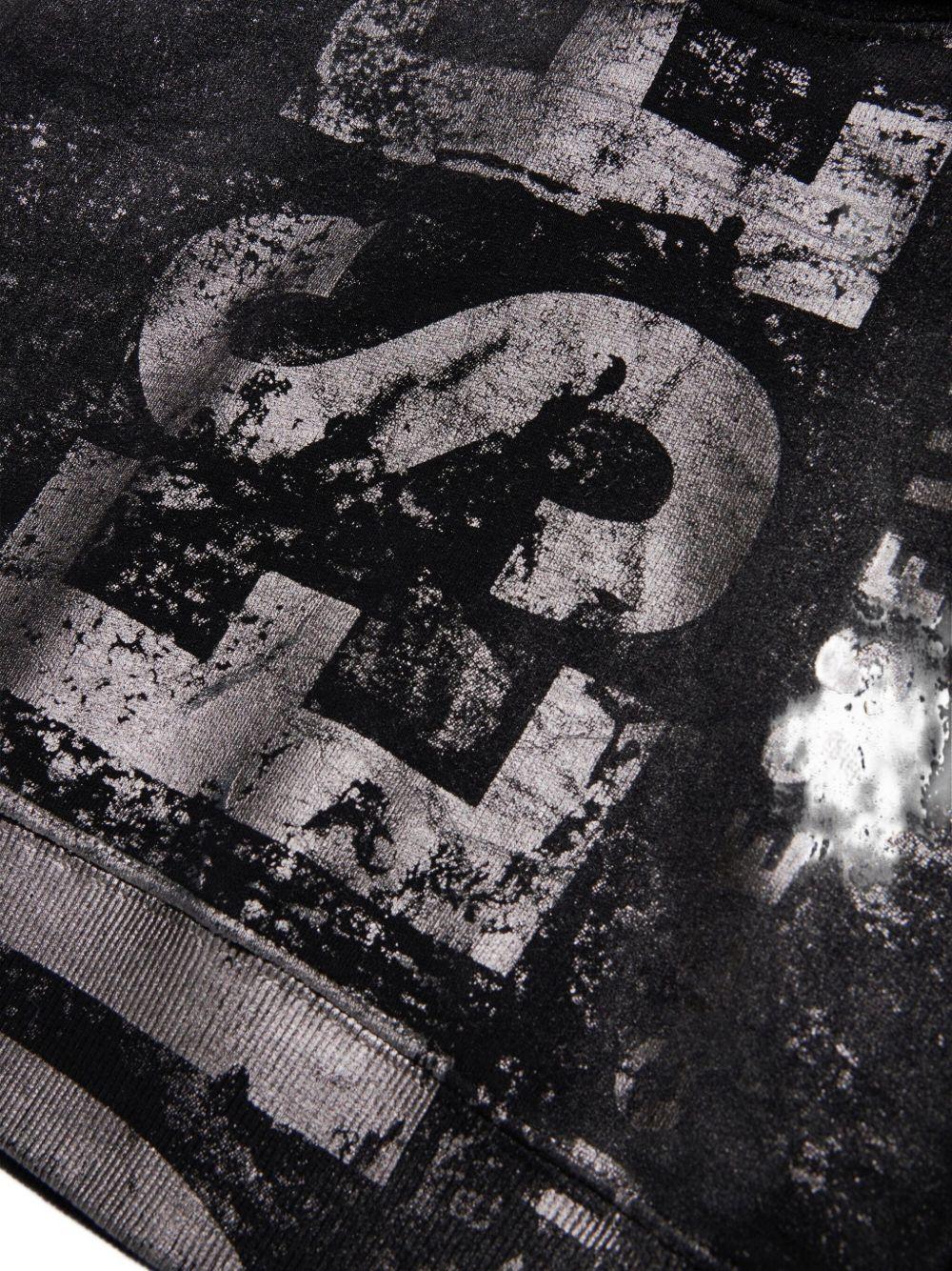 Felpa Slimp con Cappuccio J02376KYAZU K900 DIESEL KIDS 