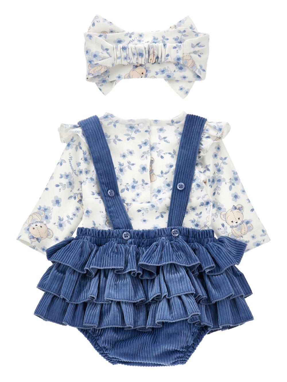 Set con Shorts in Cotone Biologico 35F5076008 0151 MONNALISA KIDS 