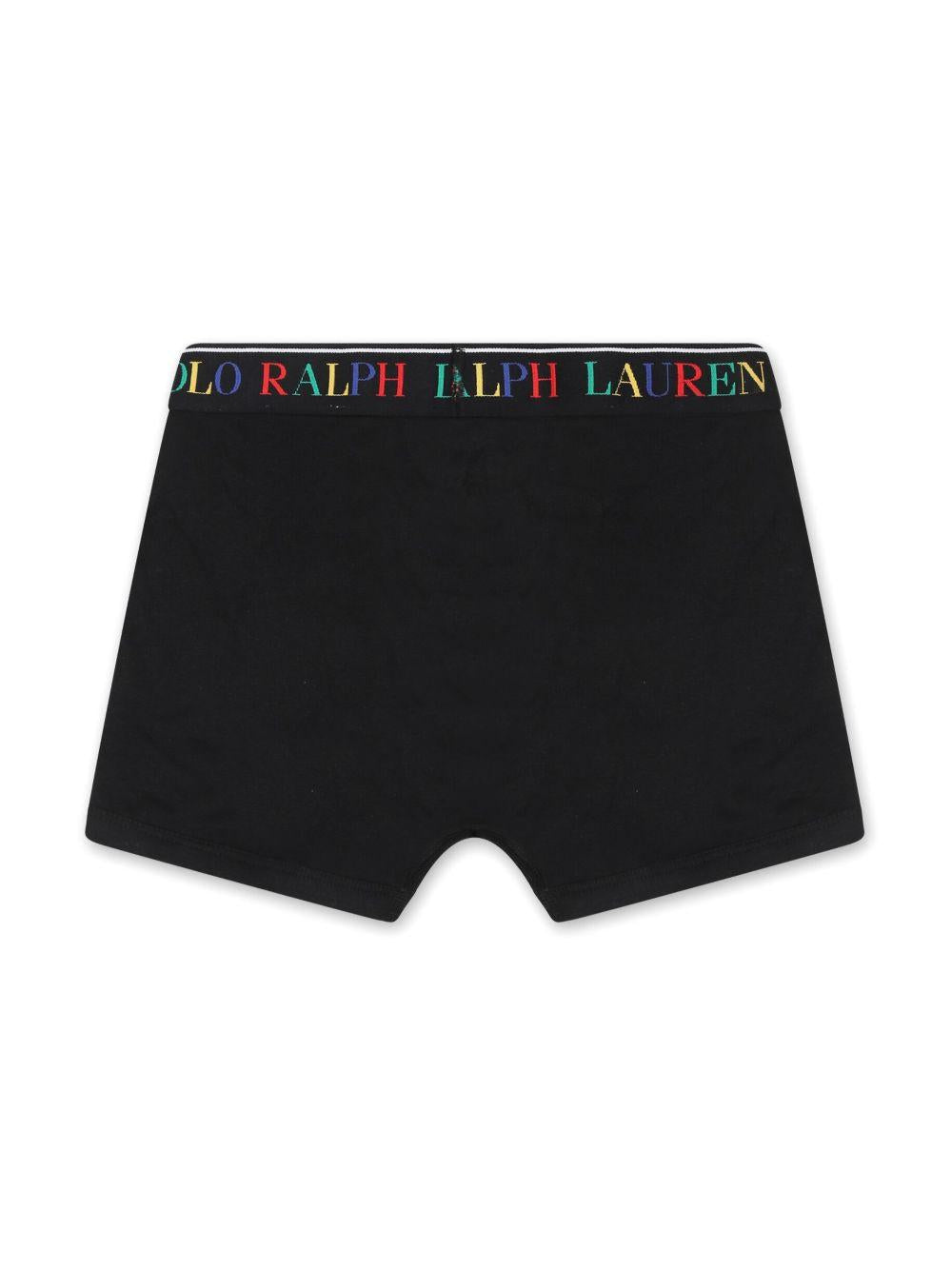 Boxer in Cotone Elasticizzato con Banda Logo 9P5015 K0O POLO RALPH LAUREN KIDS 