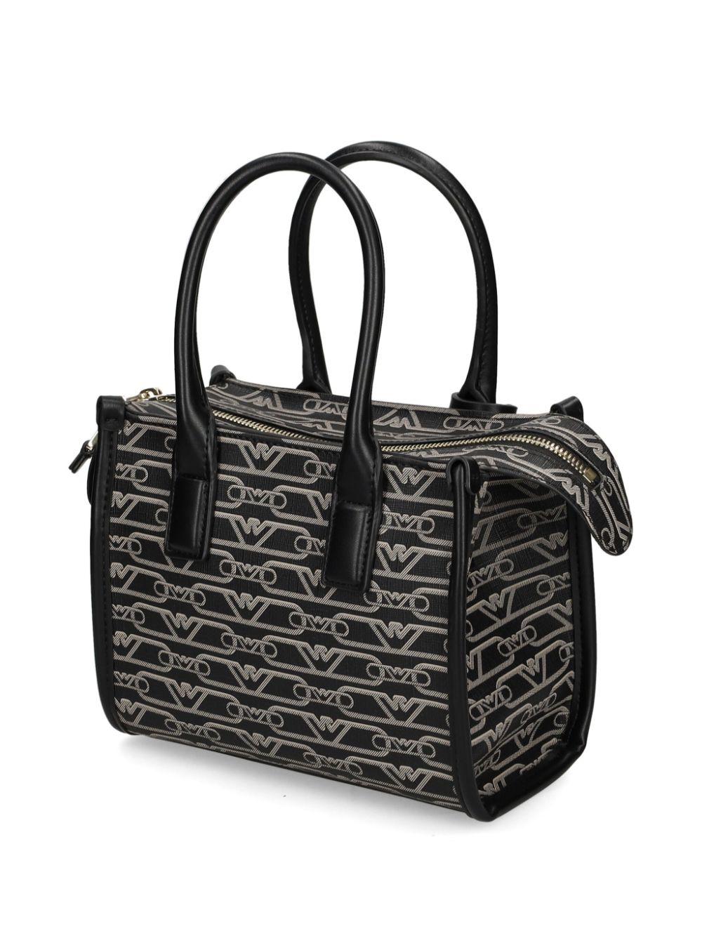 Borsa mini logo all-over nera EW000371AF11951 FC033 EMPORIO ARMANI 