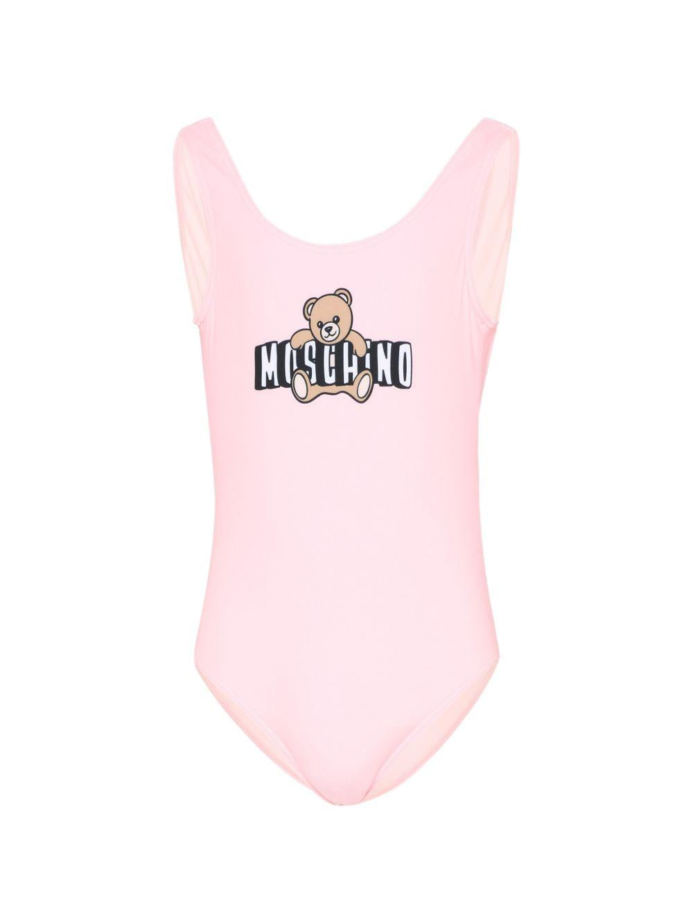 Costume intero con logo H2L00BLKA11 50209 MOSCHINO KIDS 