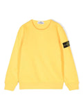 Yellow sweatshirt with Compass logo on the side