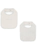 Set bavette azzurro logate (2pz)