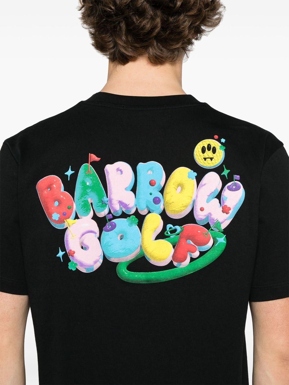 T-shirt nera barrow golf