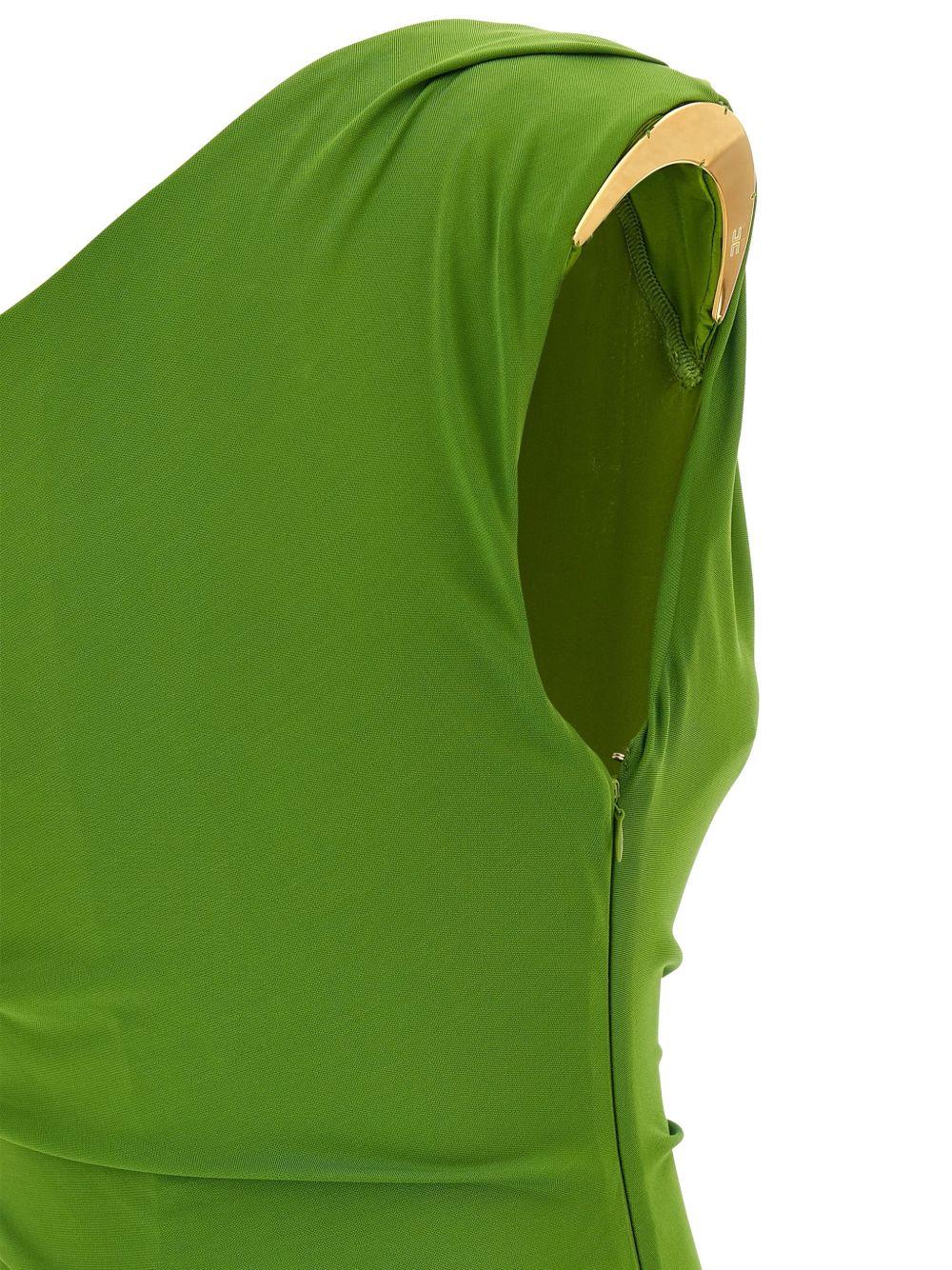 Abito in viscosa monospalla con drappeggio AB90661E2 EV3 ELISABETTA FRANCHI 
