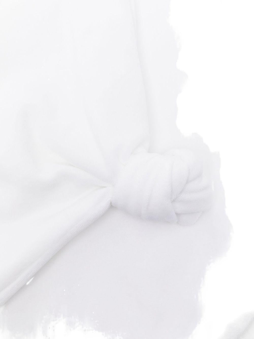 Coperta bianca con ricamo I25026 BIANCO NANAN KIDS 