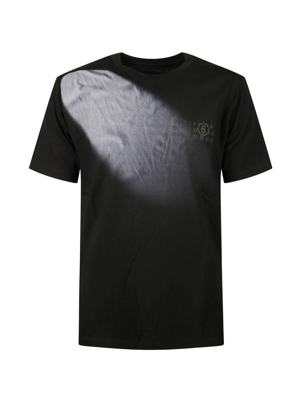 T-shirt in cotone girocollo SH0GC0067M20048 900 MM6 MAISON MARGIELA 