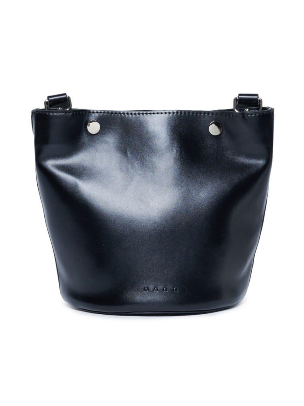 Borsa nera/bianca a secchiello M01281M00TW 0MC13 MARNI KIDS 