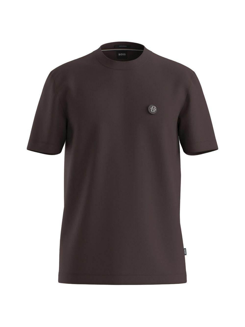 T-shirt girocollo con logo 50555844 207 BOSS 