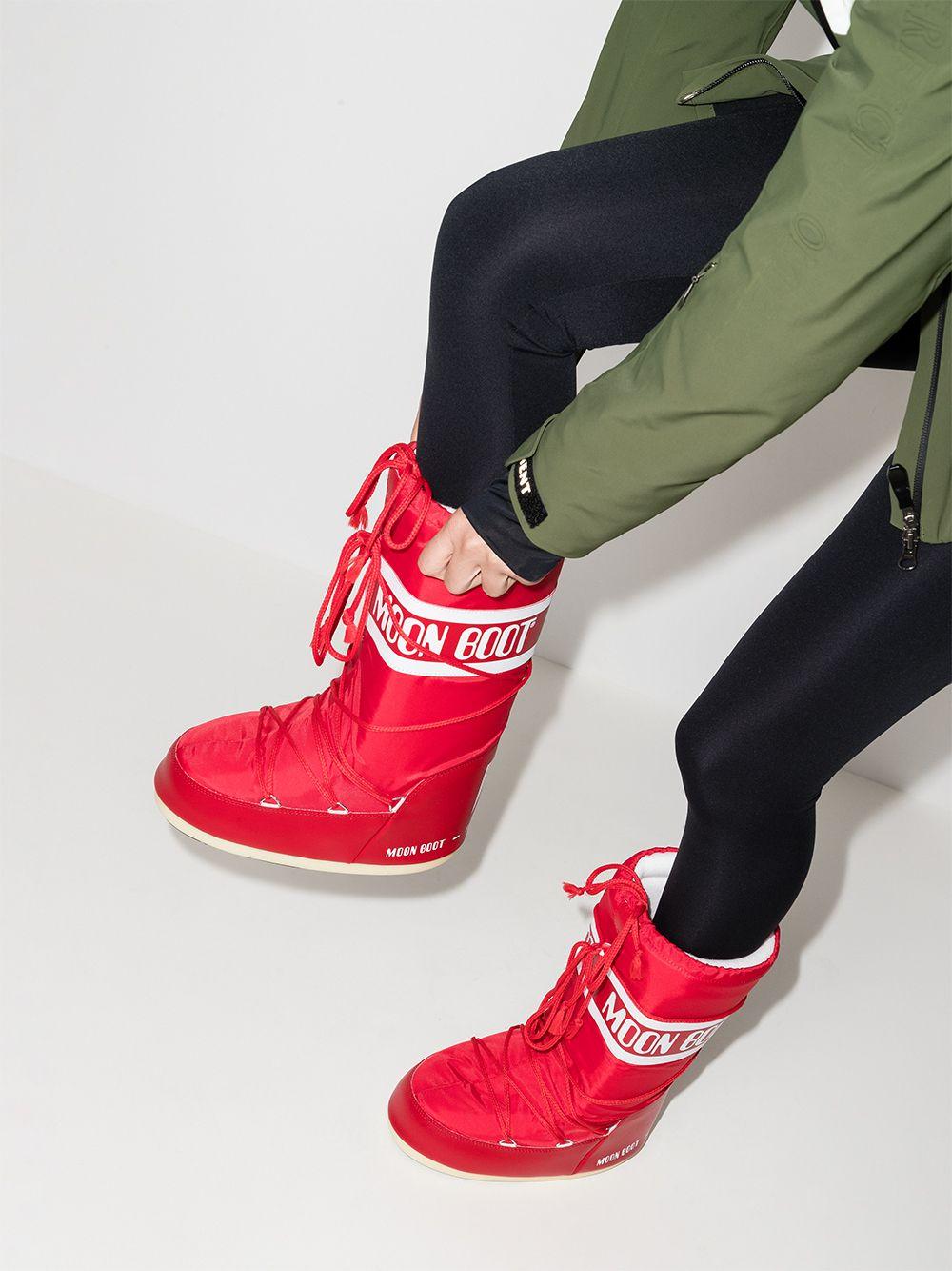 Stivale ICON Rosso in  NYLON 14004400 003 MOON BOOT 