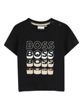 T-shirt con logo ripetuto
