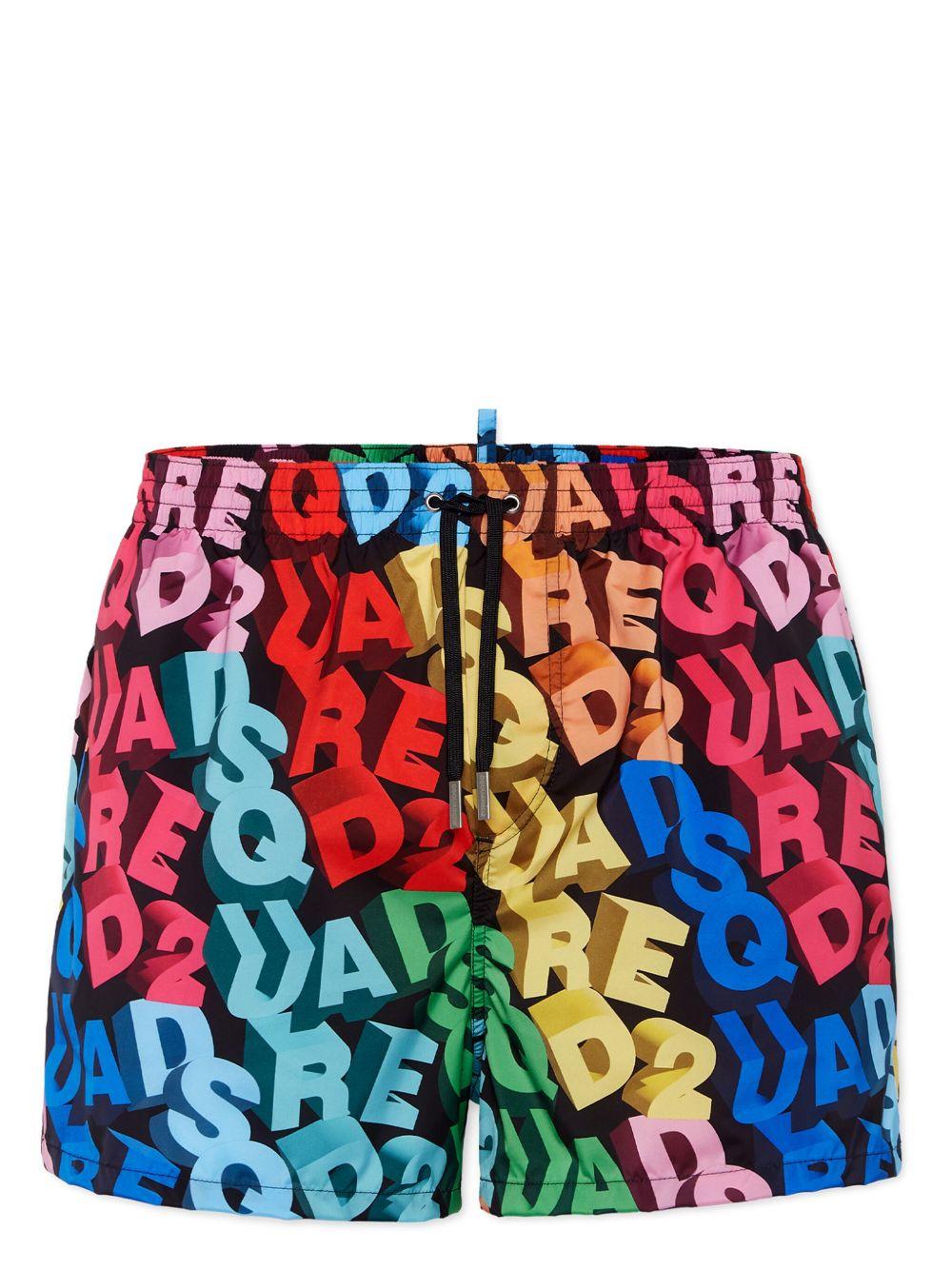 Costume boxer logo all-over multicolor