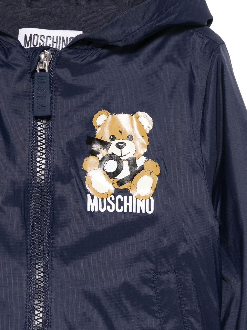 Giubbino blu teddy toy petto neonato