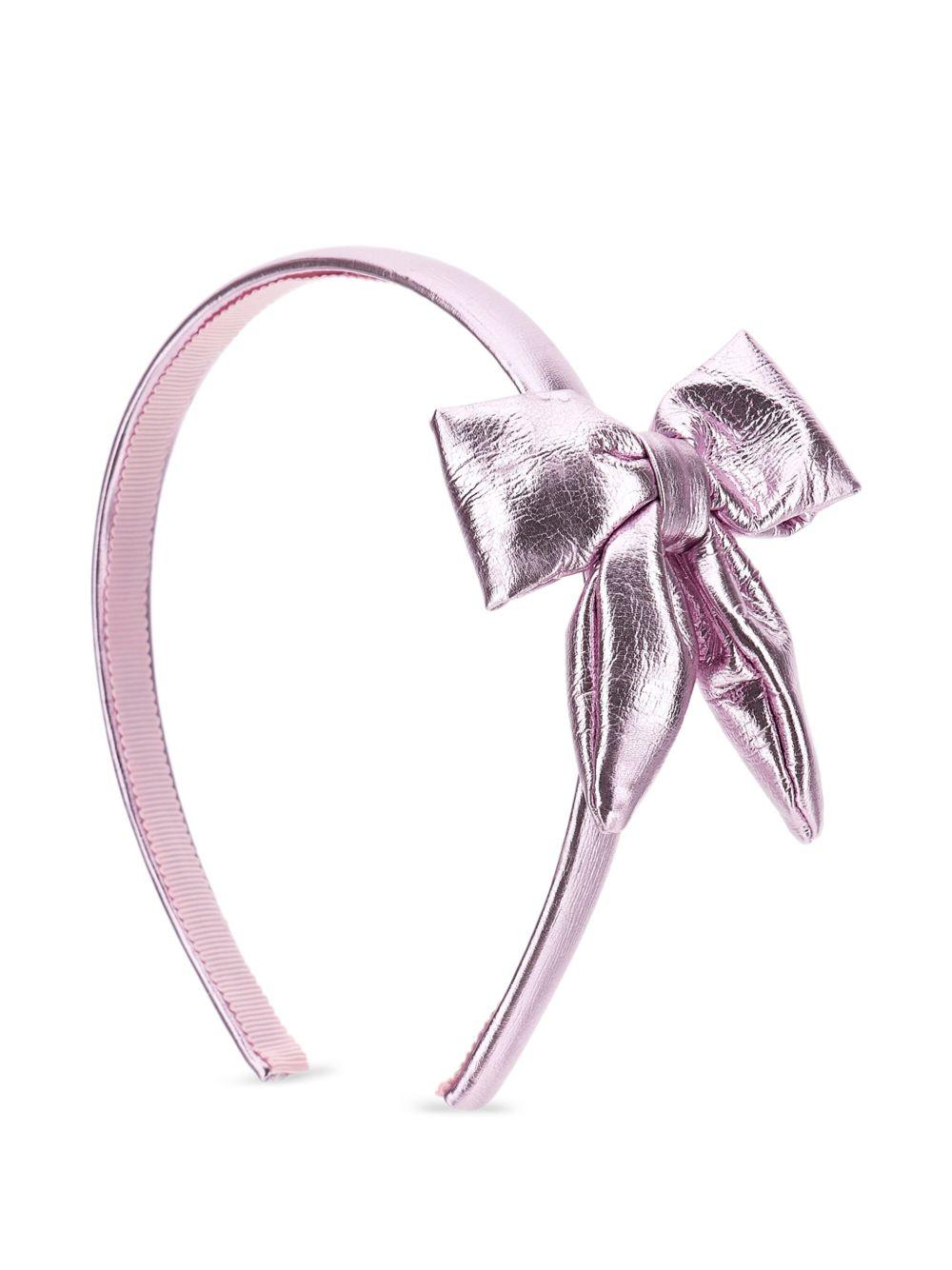 Cerchietto Rosa Cipria con Fiocco 17F0016073 0090 MONNALISA KIDS 