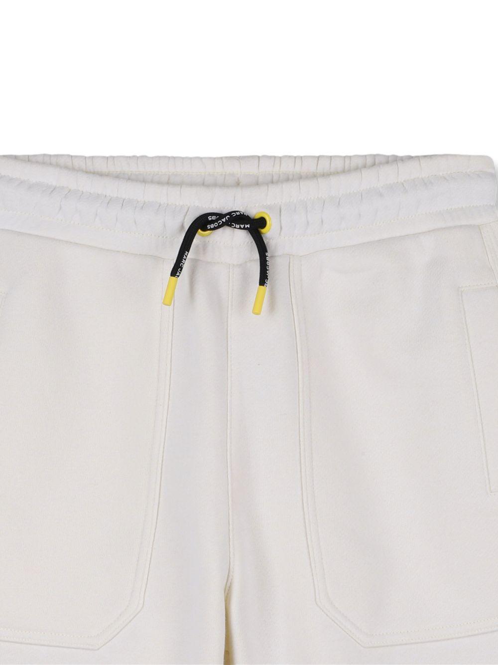 Shorts in cotone con coulisse W60788 N05 MARC JACOBS KIDS 