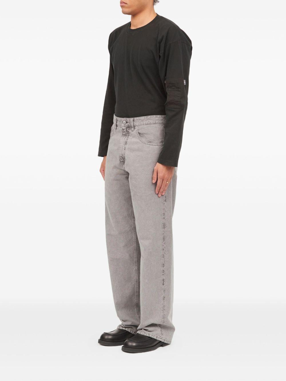 Jeans in cotone a gamba dritta SH0LA0036M35736 854 MM6 MAISON MARGIELA 