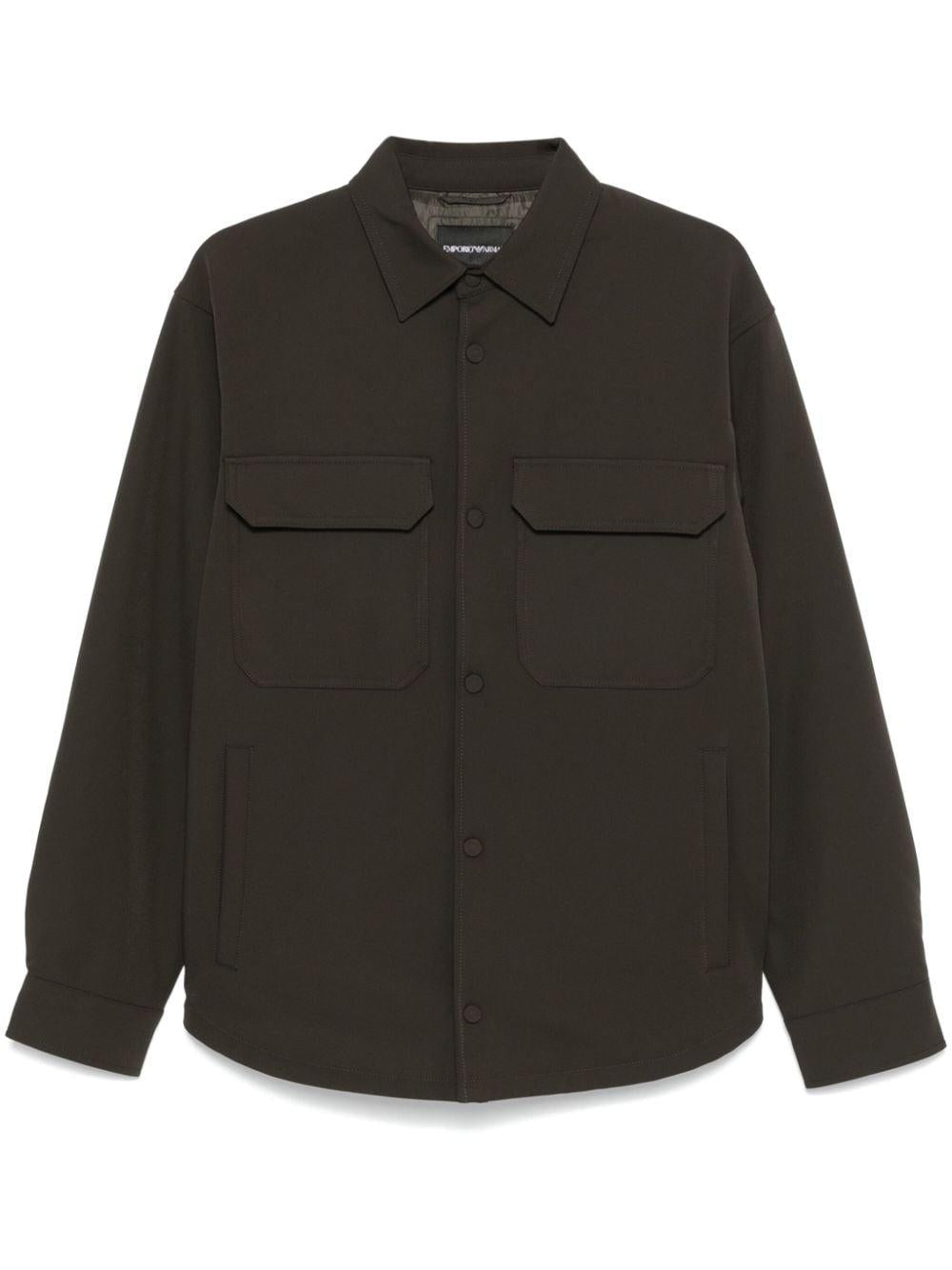 Giacca- camicia verde scuro