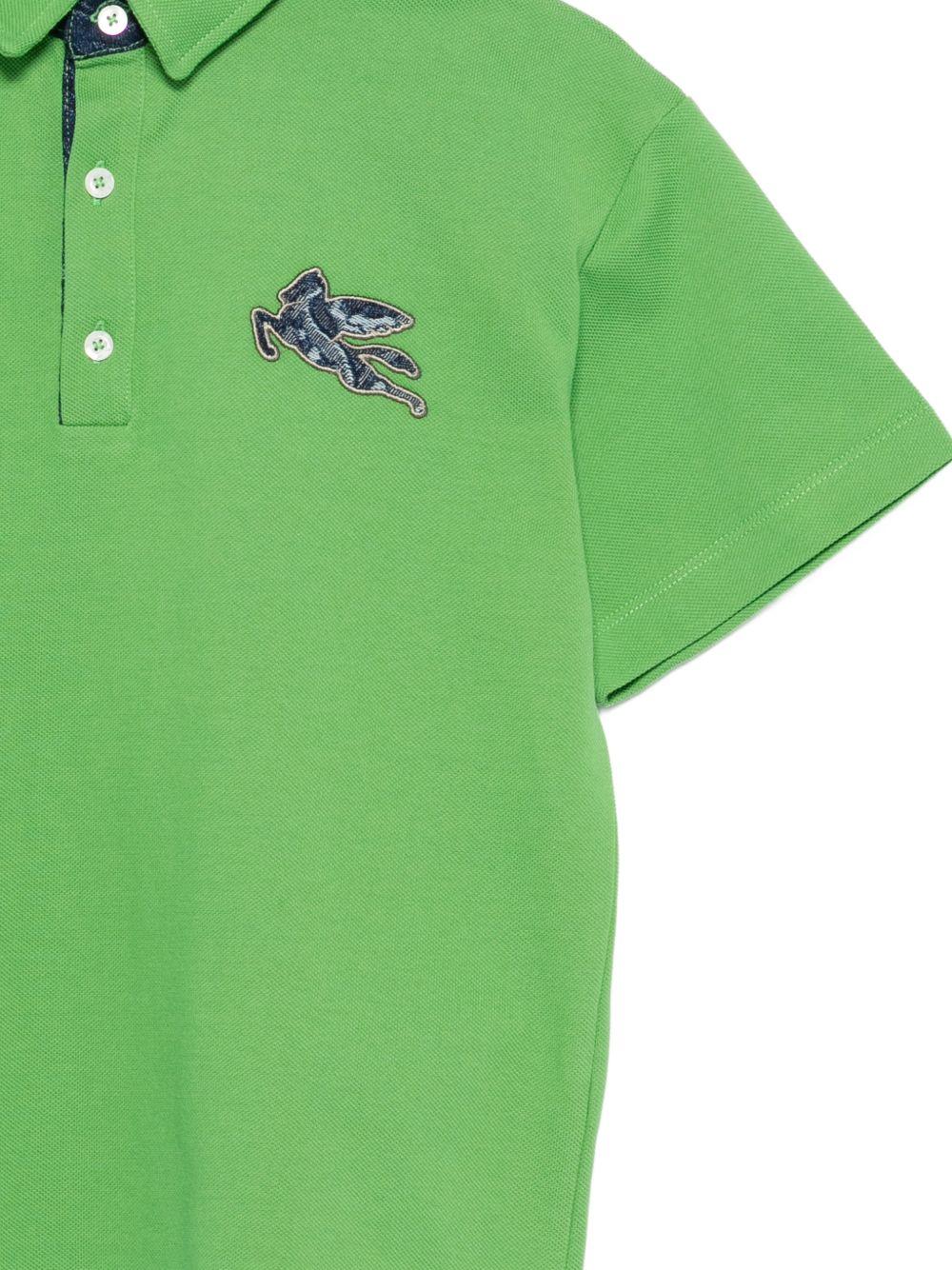 Polo in cotone con ricamo GY8P01Z0022 773 ETRO KIDS 