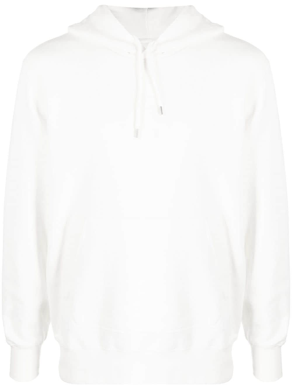 Felpa bianca stampa retro 14CMSS362A006312G BIANCO CP COMPANY 