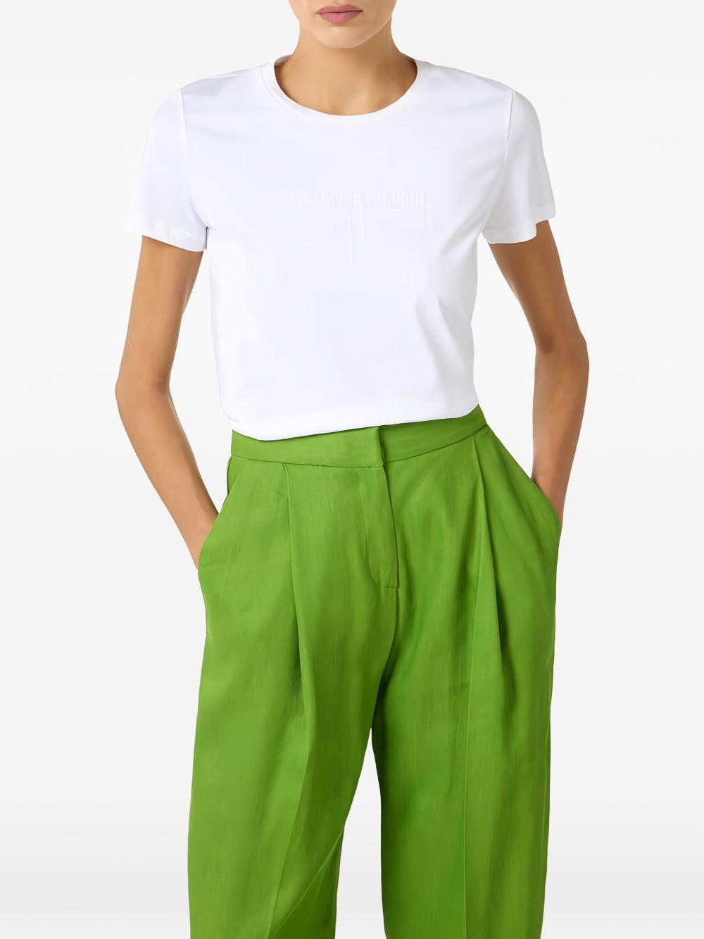 T-shirt in cotone scollo rotondo MA71G61E2 270 ELISABETTA FRANCHI 