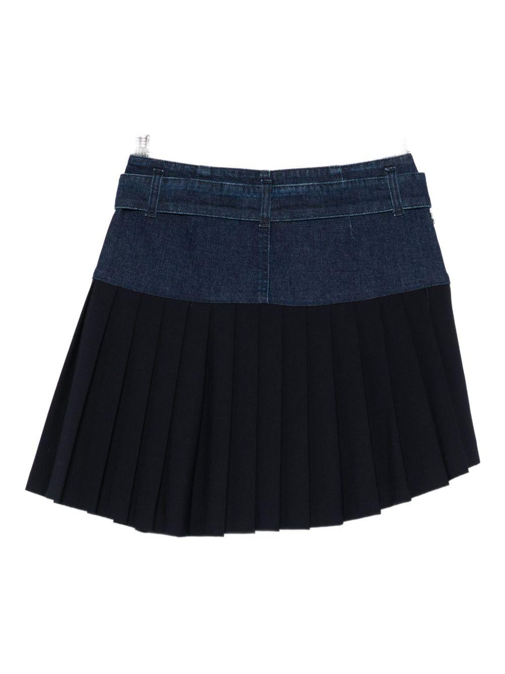 Gonna blu con cintura G594DS0345LQ1DDM 800 DONDUP 