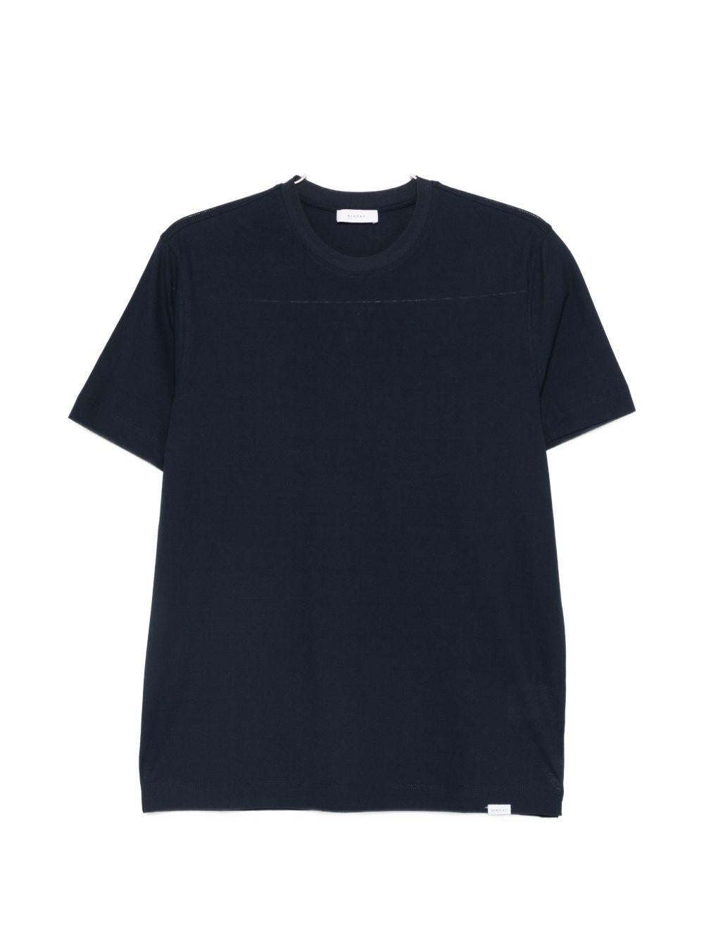 T-shirt in lino girocollo DK17130 BLUNOTTE DIKTAT 