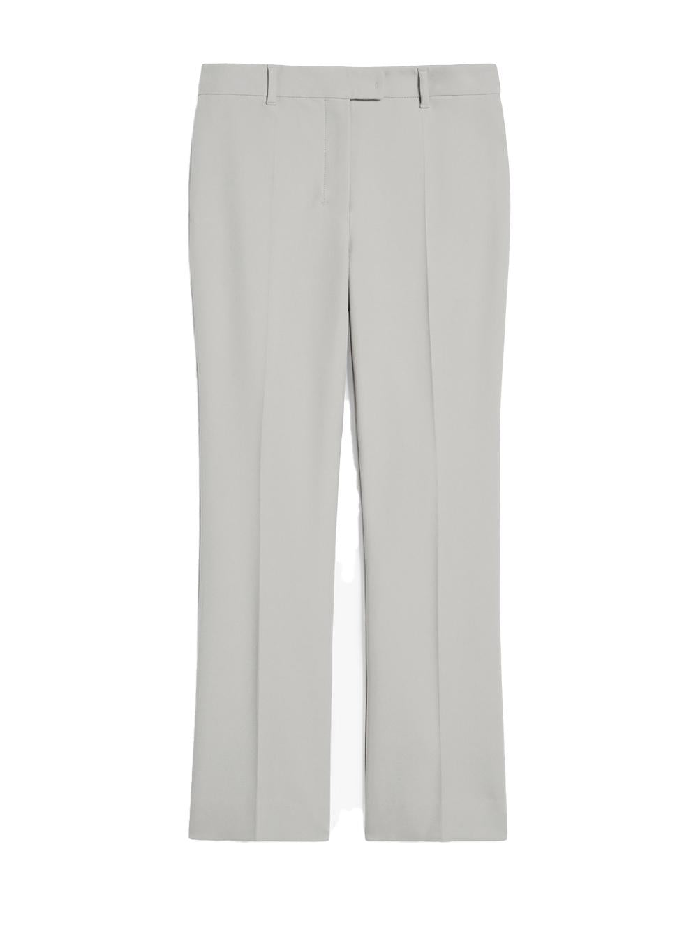 Pantalone Fatina slim in cotone e viscosa stretch grigio