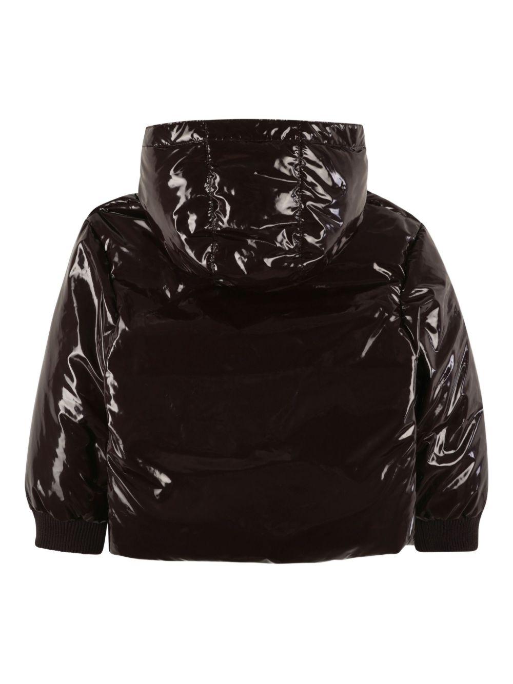 Piumino Imbottito con Cappuccio e Bottoni a Pressione C20665 958 CHLOE KIDS 