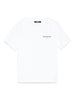 T-shirt bianca mini logo petto