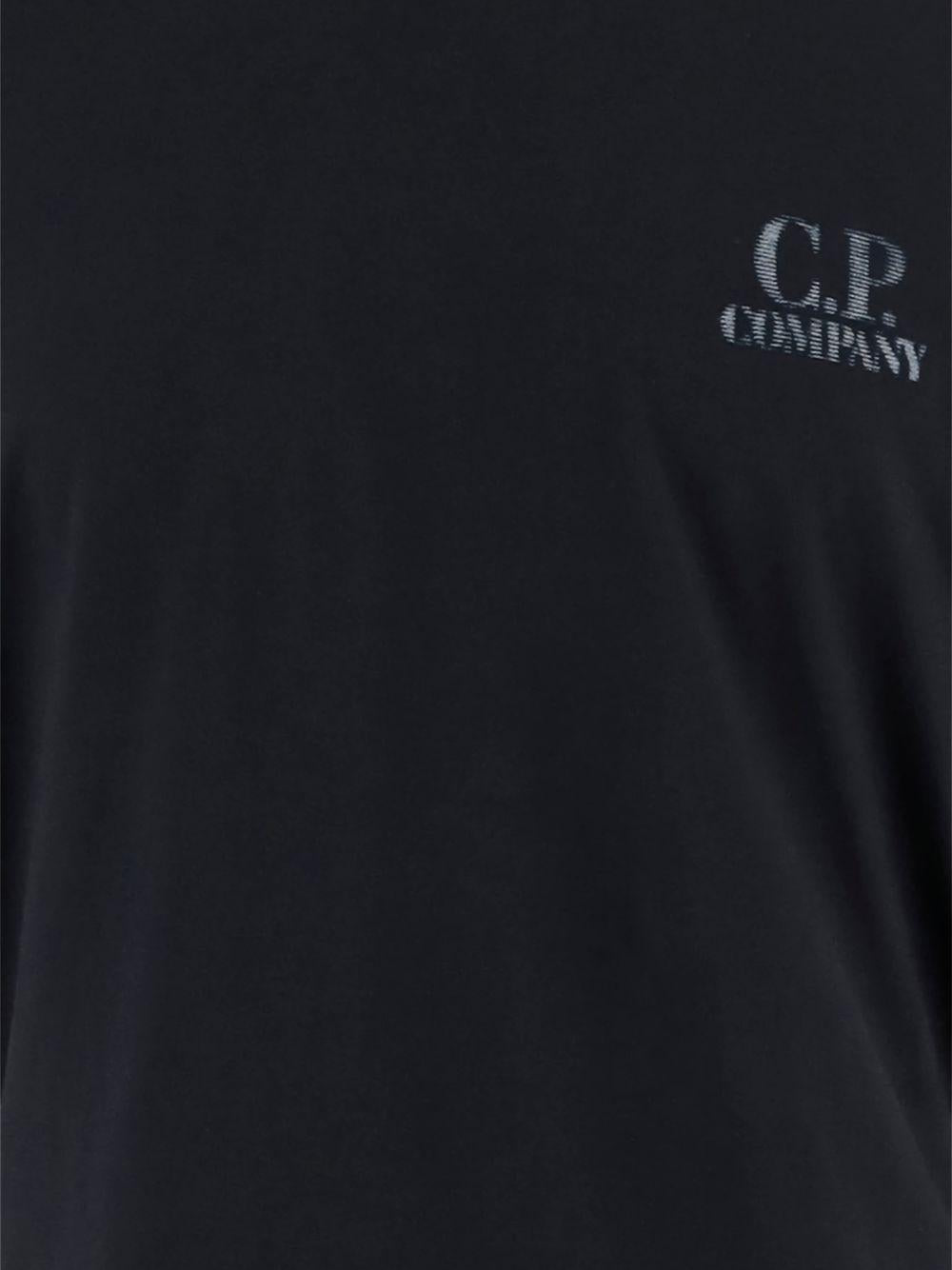 T-shirt in cotone con stampa posteriore 20CMTS143A110579W 888 CP COMPANY 