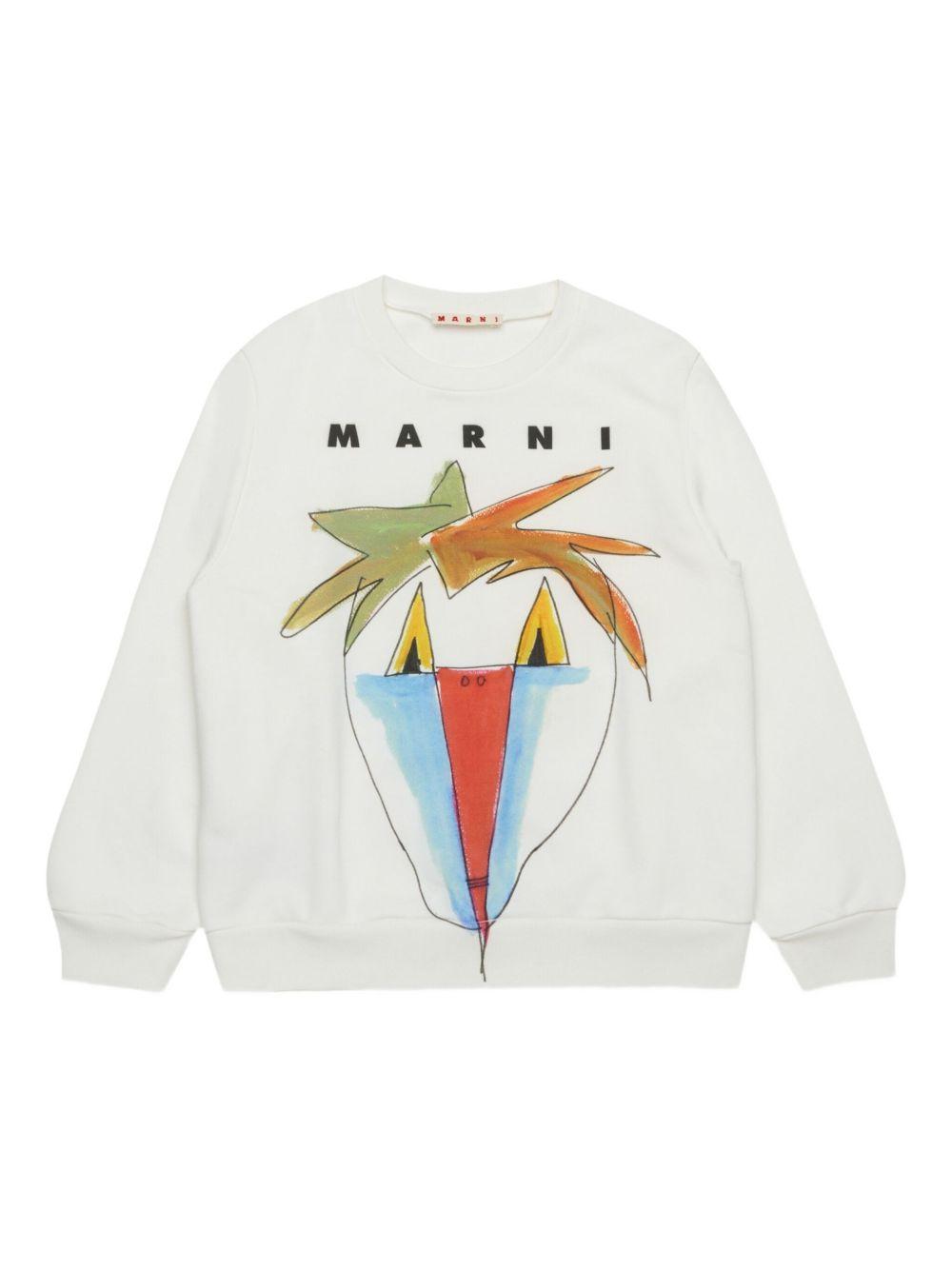 Felpa di coton M01573M00V0 0M114 MARNI KIDS 