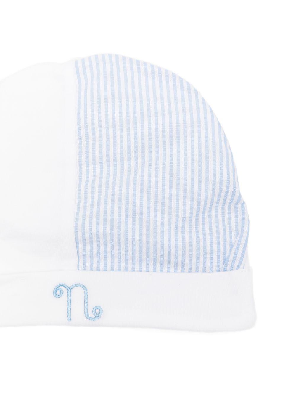 Berretto a righe in cotone E26131 BIANCO NANAN KIDS 