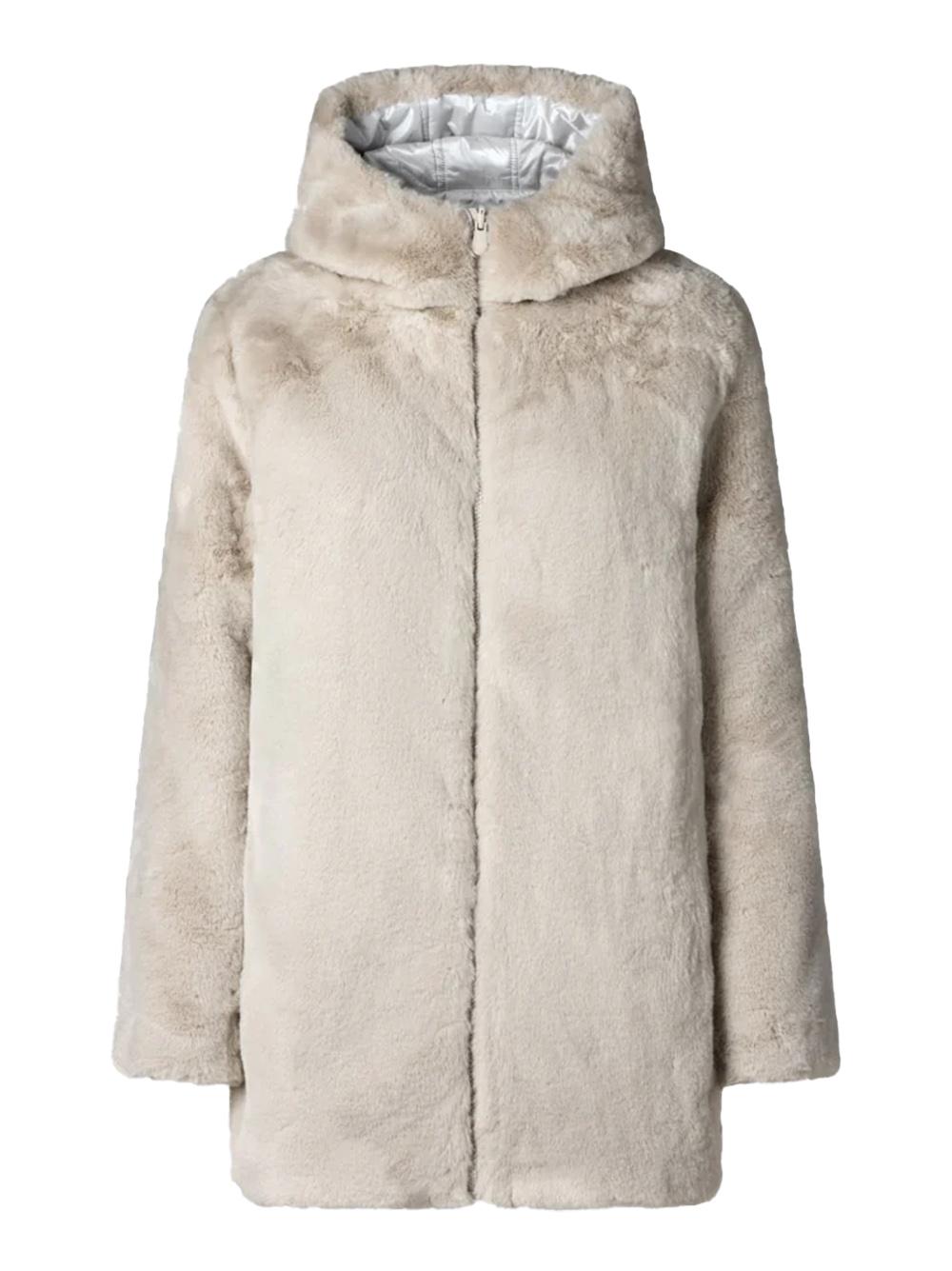 Giacca Bridget reversibile pelliccia ecologica D40070WFURY19 10034 SAVE THE DUCK 