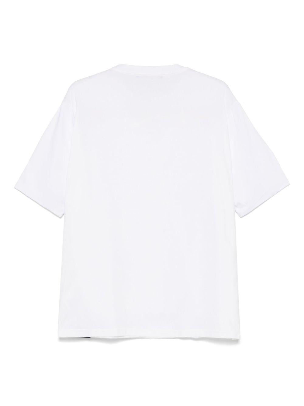 T-shirt + camicia bianca b245 L1TSS256552 A001 LOW BRAND 