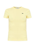 T-shirt in cotone costine a maniche corte