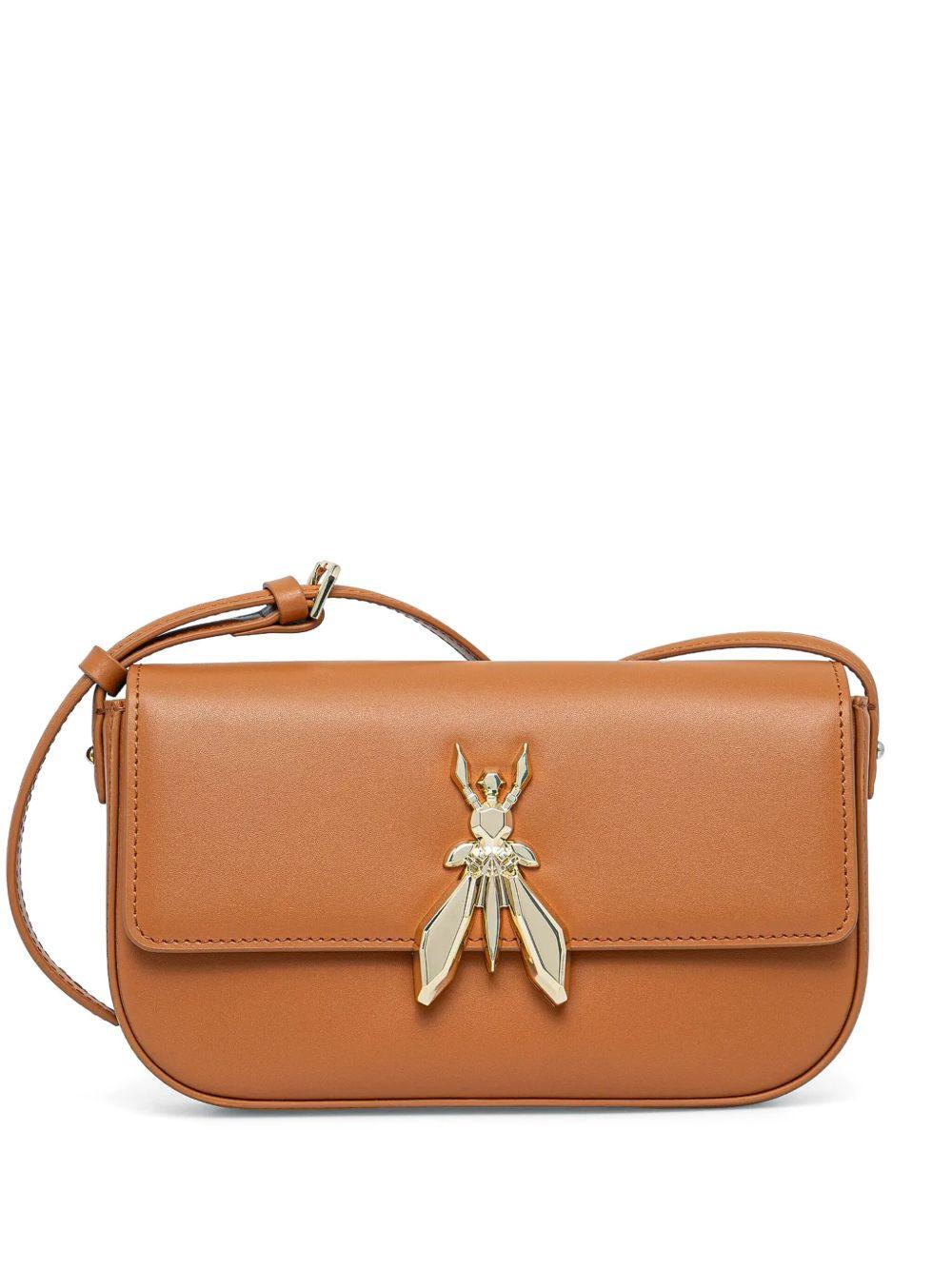 Borsa maxi Fly a spalla cuoio