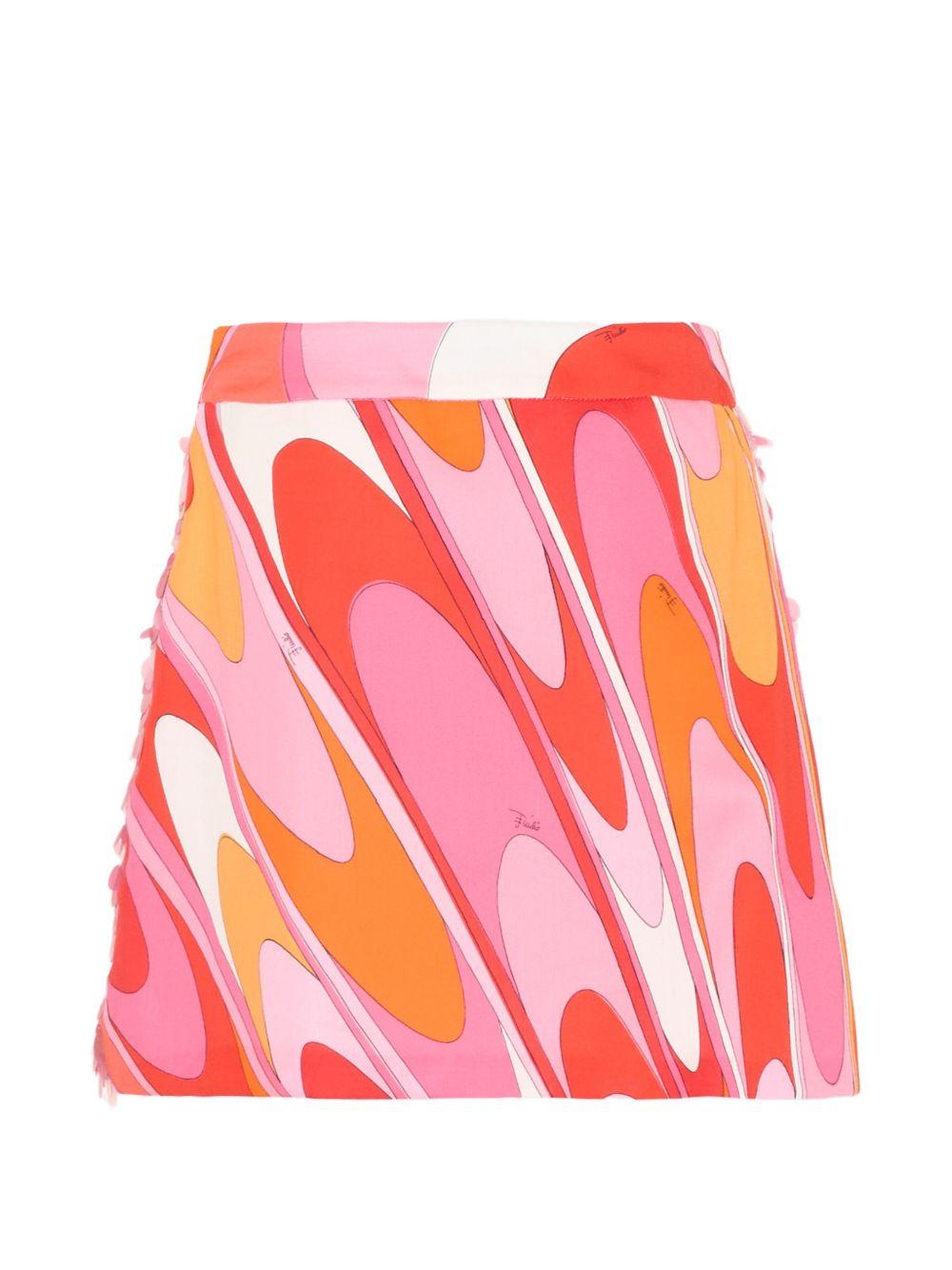 Minigonna con paillettes PY7B31U0278 511 EMILIO PUCCI KIDS 