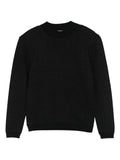 Black Sweater with Monogram