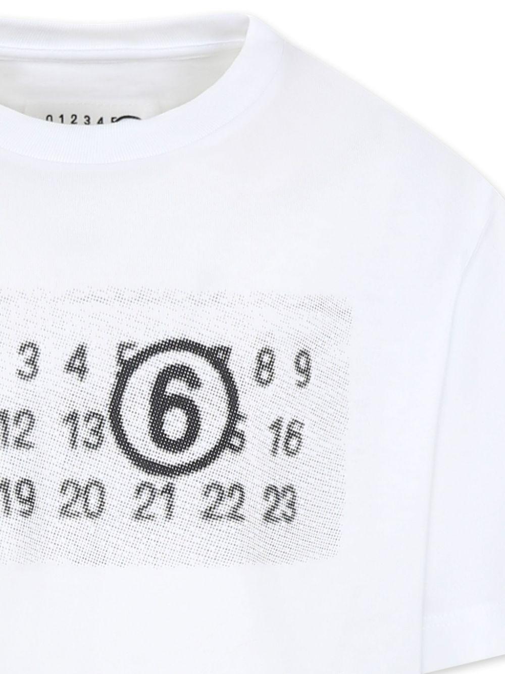 T-shirt bianca logo nuemrico