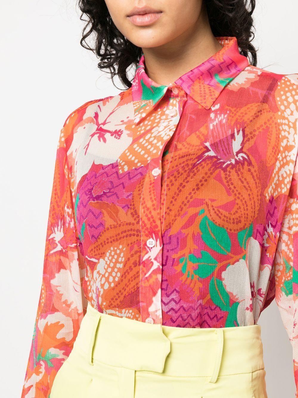Camicia stampa floreale