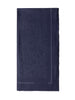 Pashmina quadrata blu logo all-over