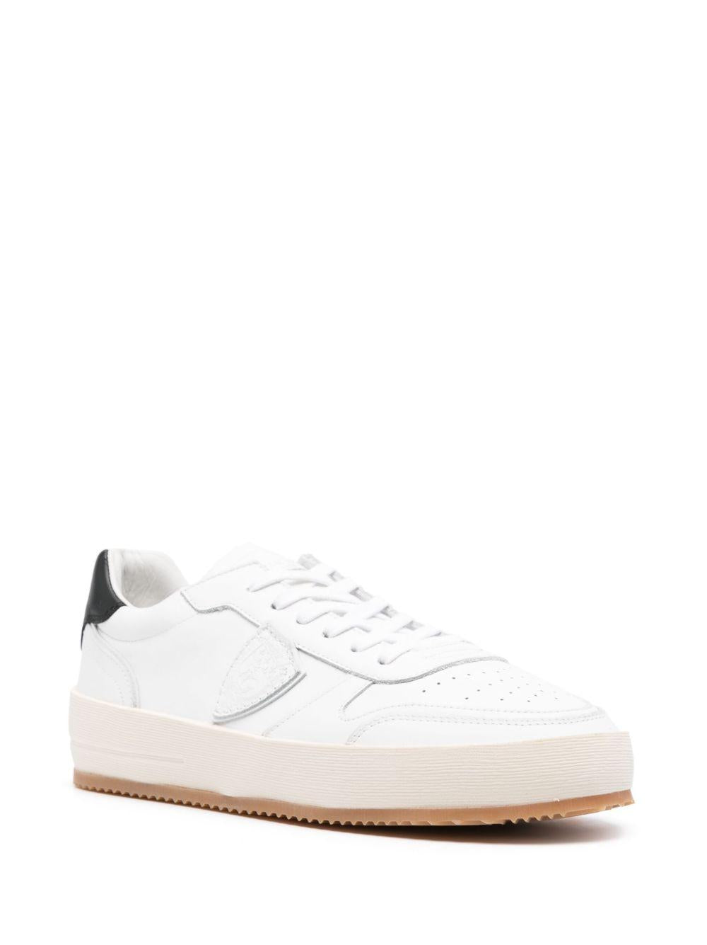 Sneakers Nice bianche/ nere uomo