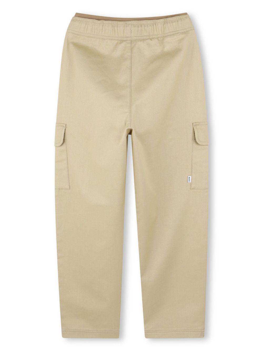 Pantalone cargo beige